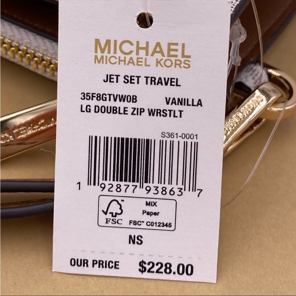 MICHAEL KORS JAYCEE MEDIUM
BACKPACK and Wallet Set VANILLA - Picture 13 of 14